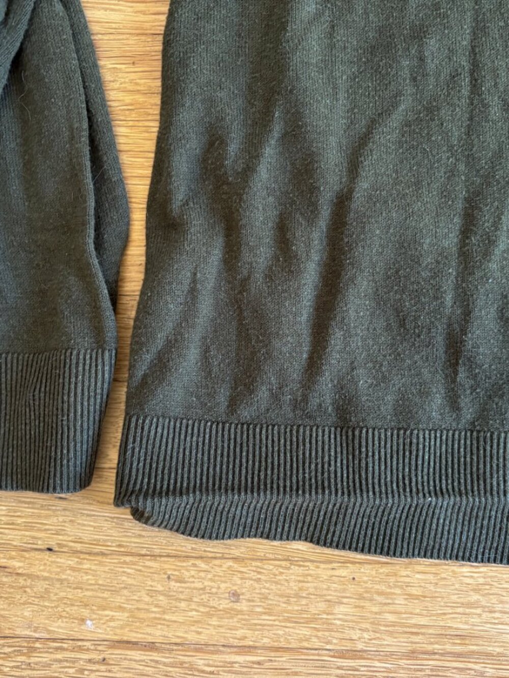Banana Republic Forever Crewneck Sweater Olive Green XXL - Picture 5 of 9